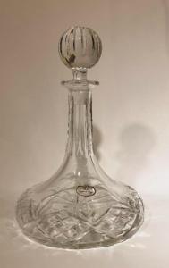 Carafe à Décanter Maçon en Cristal de Paris Taillée