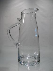 Carafe à eau ou jus de fruit en cristal uni avec anse