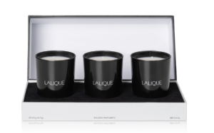 Coffret  Couleur de Méditérannée 3 Bougies Parfumées Lalique 