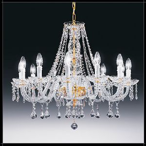 Lustre Chandelier Cristal Murano Voltolina Collection Valencia