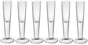 Service à Liqueur Sherry Krosno  Carafe + 6 verres liqueurs ( Ensemble 7 pièces uni )