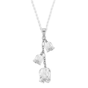 Pendentif Muguet 3 clochettes Cristal Lalique 