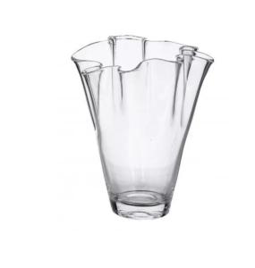 Vase Cristal uni forme Eventail 