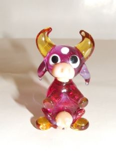 Red Cow Crystal Miniature