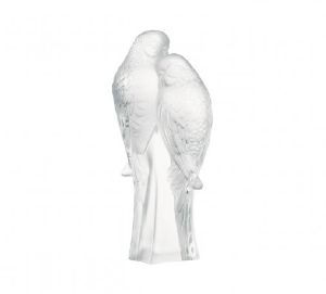 Motif 2 Perruches Cristal Lalique