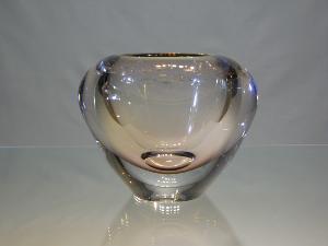 Petit vase Murano rose clair ambre 