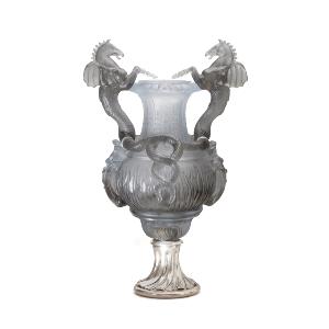 Vase Chevaux Ailés Daum 