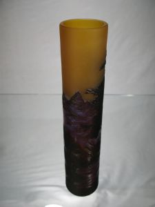 Vase Tip Gallé paysage