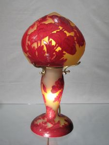 Lampe Tip Gallé "Coquelicots" petite IK