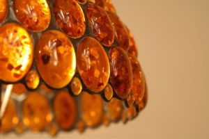 Lustre, Suspension en Ambre Campania Benvento