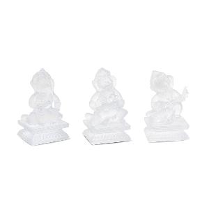 Coffret 3 Ganesh Musiciens blancs Daum 