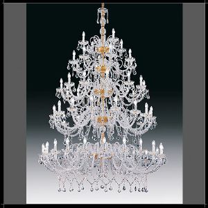 Lustre Chandelier Cristal Murano Voltolina Collection Erika