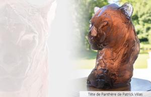 Tête de Panthere Daum Art par l' artiste Villas Patrick