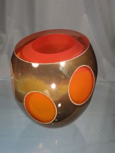 Vase Rouge Mars Murano nouveaute