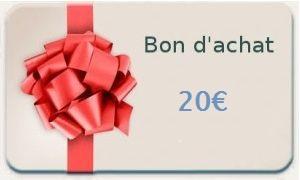 Carte cadeau d'une valeur de 20 euros