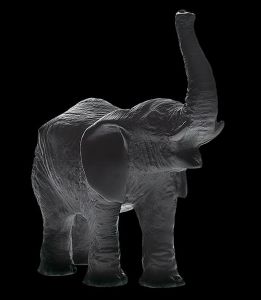 Elphant Daum par J.F Leroy14,5 cm 