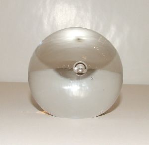 Sulfure, Presse-papier rond transparent bulle