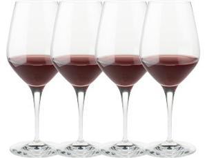 Coffret 4 Verres à vin rouge en cristal collection Authentis Spiegelau