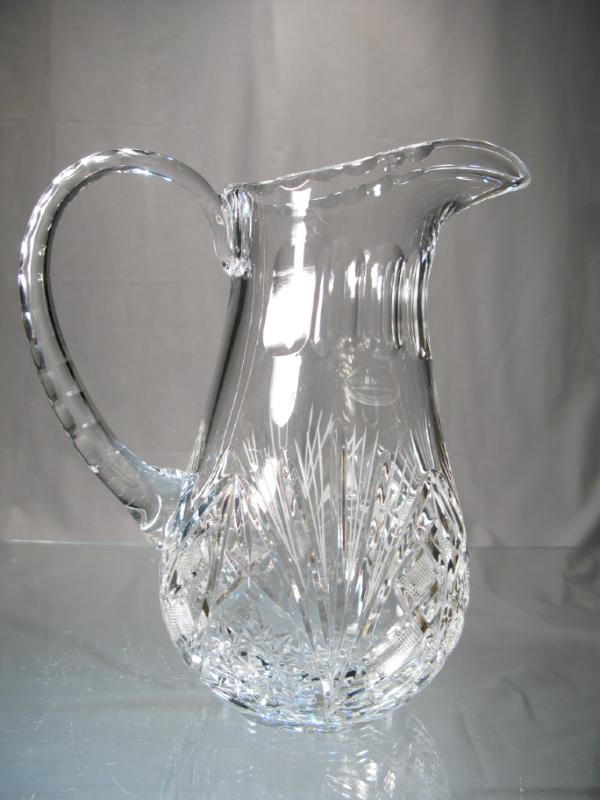 Carafe Eau Cristal Pichet Eau Jarre taille anglaise Carafe Eau Cristal Boheme