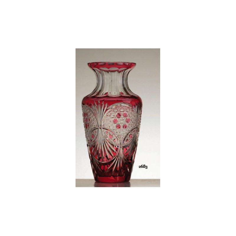 Vase Cristal de Paris Taille Fine Couleur 38 cm