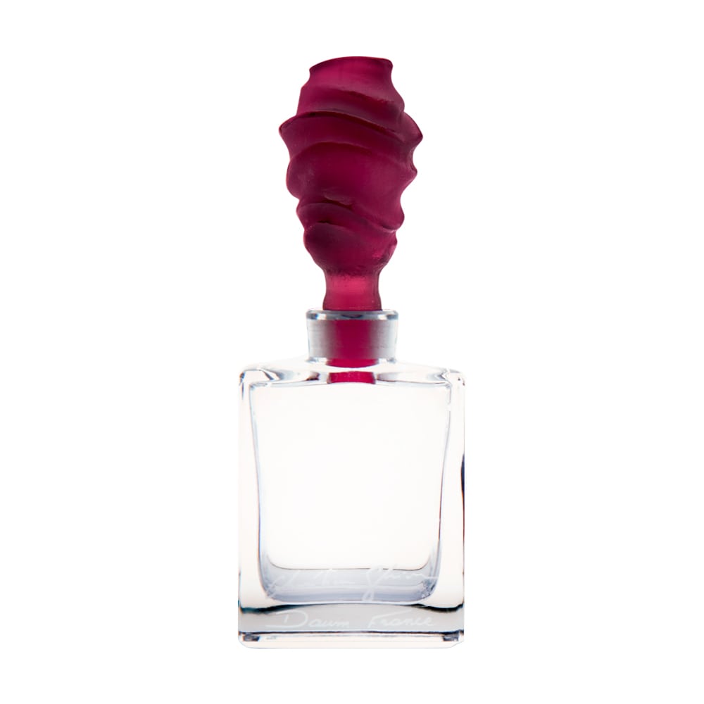 Flacon à parfum Sand violet Daum par Artiste C. Ghion