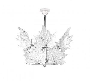 Lustre Cristal Lalique Champs Elysees 2 rangs