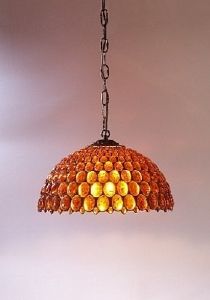 Lustre, Suspension en Ambre Campania Napoli