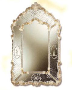 Miroir Venitien 21L Venexiart Murano Véritable 