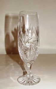 Flûtes à champagne en cristal  (série de 6 )