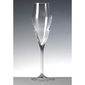 Verres en cristal unis large et plat   coffret de 6