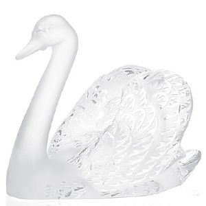 Cygnes Lalique (  tête baissée ou tête haute )