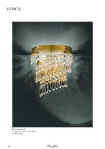 Lampe Cristal Murano Collection Mosca