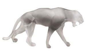 Wild Panthere Petit modele Daum Art par l' artiste richard Orlinski