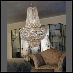 Lustre Mongolfiere Cristal Murano Voltolina Collection Settat