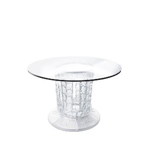 Table Cristal Lalique Modèle Chêne