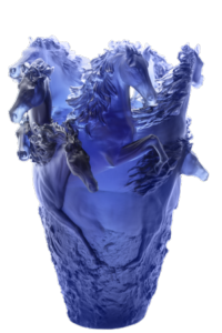 Vase Cheval Bleu par atelier Daum nouveauté 2016