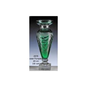 Vase sur pied Cristal de Paris Pompeia 49 cm 