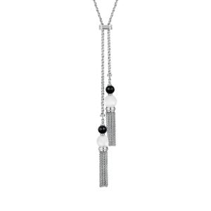 Collier sautoir Vibrante Fin Lalique Cristal Argent ou vermeil