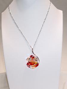 Andrea Marazzini Fleur Cristal Swarovski orange