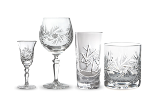 Collection 6 Verres Monica en Cristal de Pologne