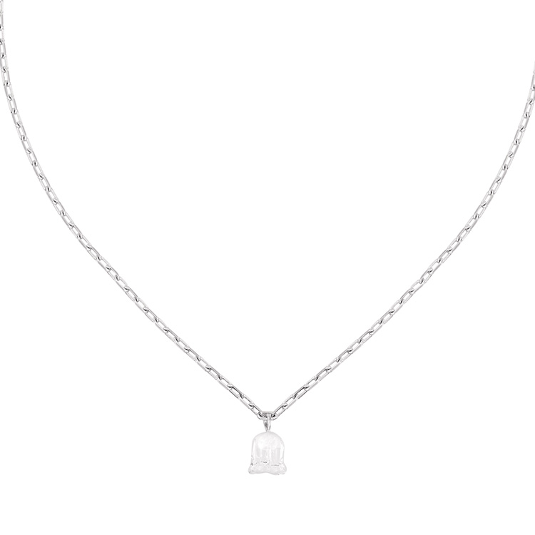 Collier Muguet 1 clochette Cristal Lalique 