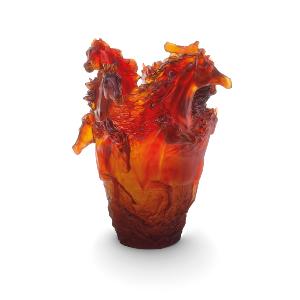 Vase Cheval par atelier Daum