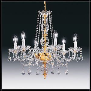 Lustre Chandelier Cristal Murano Voltolina Collection Toledo