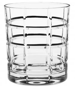 Verres à whisky Cristal de Bohème taille carré