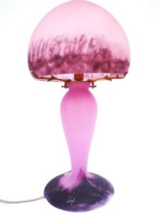 Lampe ronde rose tip Muller