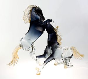 Chevaux-légers Verre de Murano 