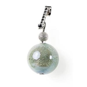 Boucles Oreilles Murano Antica Murrina Labyrinth Grises 