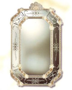 Miroir Venitien 12L Venexiart Murano Véritable 