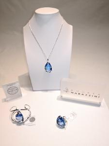 Andrea Marazzini Big Drop Cristal Swarovski bleu clair