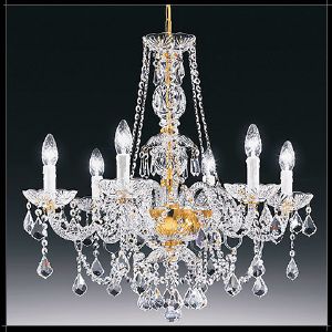 Lustre Chandelier Cristal Murano Voltolina Collection Serenade